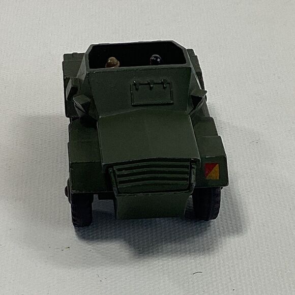 Vtg Dinky Toys Military Scout Car 673 Driver And Soldier Made in England Meccano - Picture 4 of 11